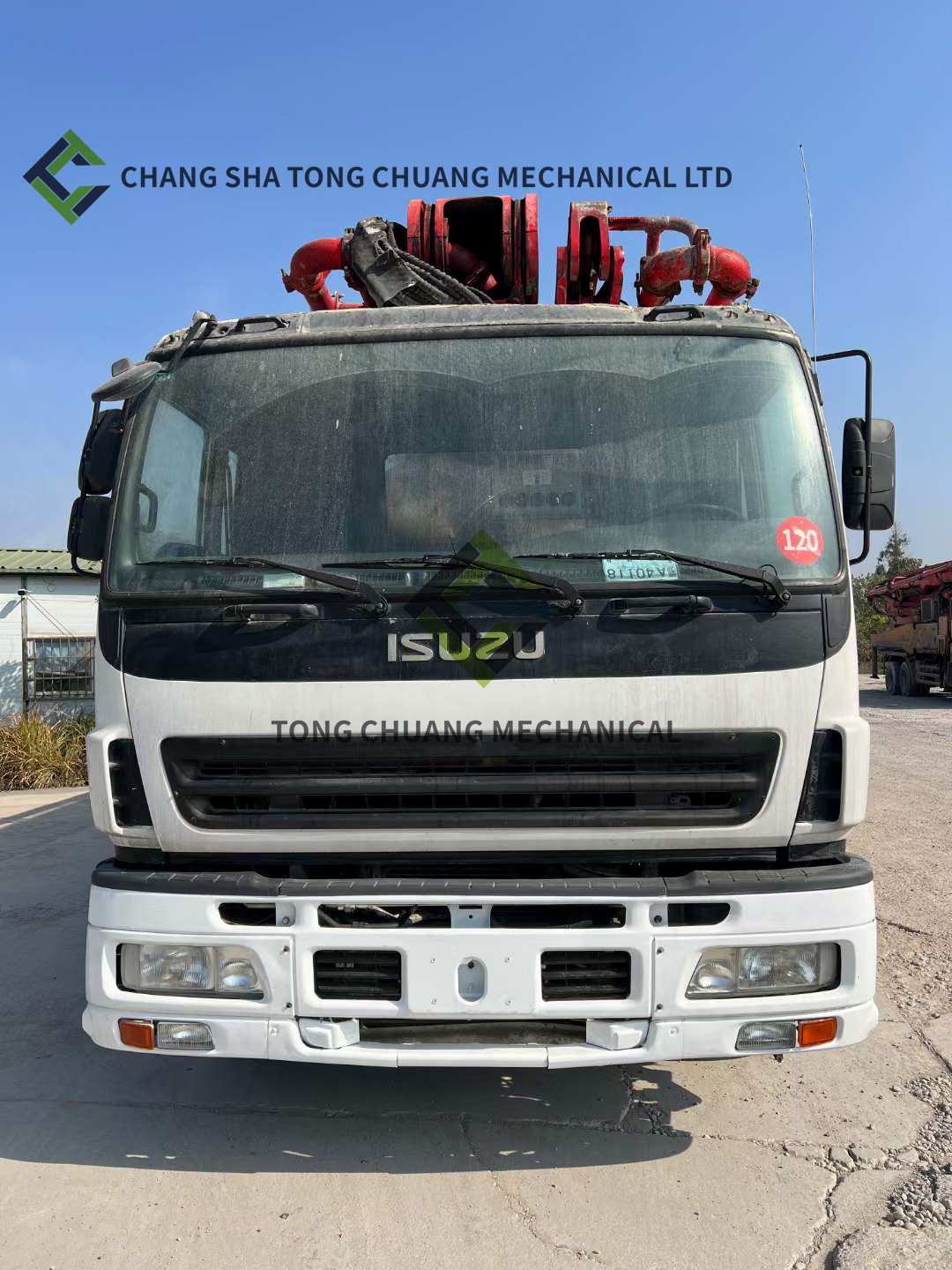 2011 Sany Heavy Industry 46 M Concrete Pump Truck Isuzu Chassis