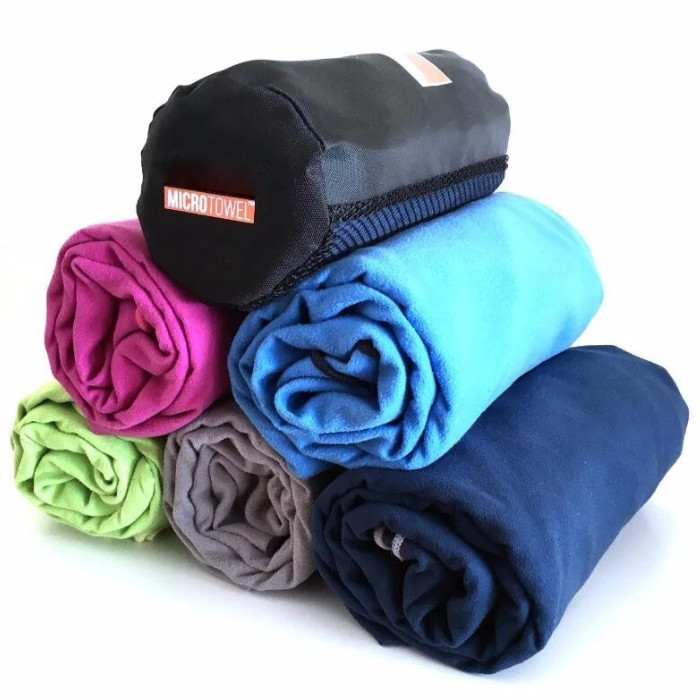 Quick-Dry Sweat Travel Fitness Gym Sports Microfiber Towel with Mesh Bag