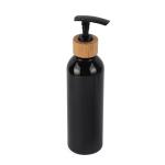 Black Round Shoulder PET Cosmetic Lotion Bottle 60ml 80ml 100ml 120ml 150ml