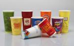 Restaurants 8 Oz Cold Drink Cups Panton Color Environmetal Protection