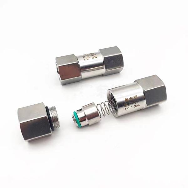 304/316 Stainless Steel Female Thread High Pressure Check Valve for Water Pipe