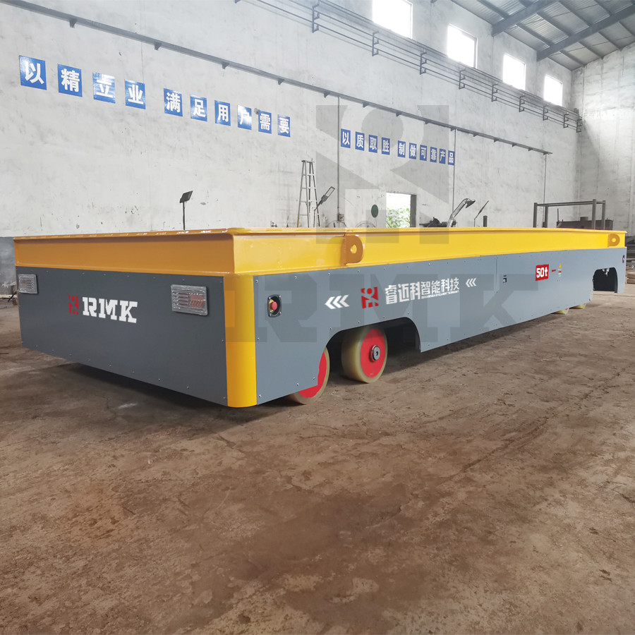 Steel Beam Material Transfer Cart 50 Tons Heavy Load Industry Metallurgy