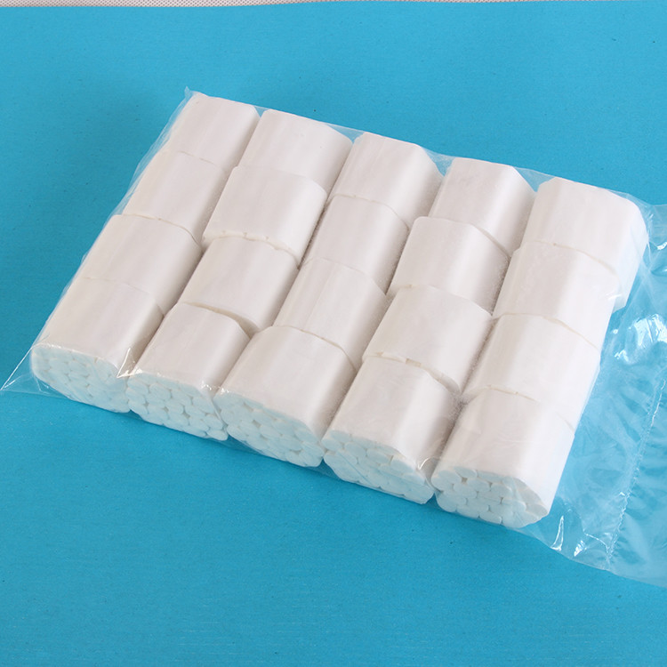 Pure White Medical Dental Cotton Roll Highly Absorbent Disposable