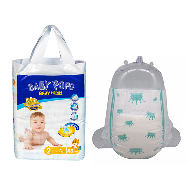 Green ADL Newborn Disposable Diapers 900ml Super Absorption Core