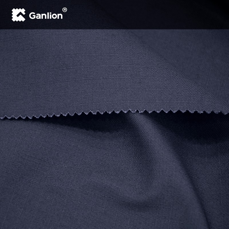 Twill Ripstop Antistatic Cotton Polyester Functional Workwear Fabric 200 GSM