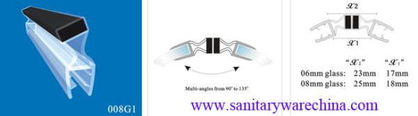 Sealing Strips/waterproof magnetic strips/shower door seals/PVC Magnetic Seal