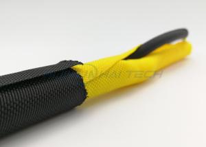 China Flexible Braided Split Loom , Easy Bending Wrap Around Braided Sleeving wholesale