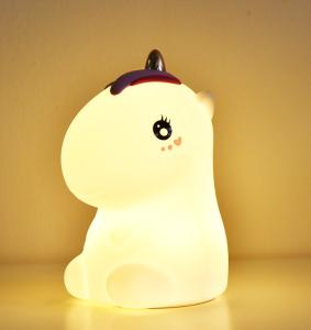 China 1200mA Bedroom LED Night Light , Silicone DC5V Unicorn Room Light wholesale