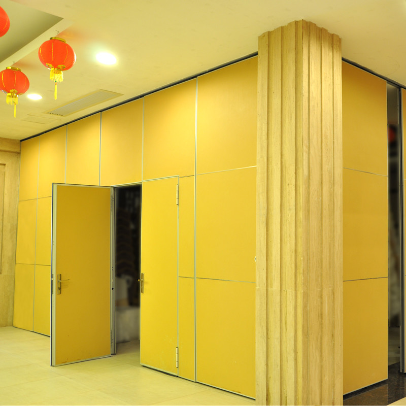 Aluminium Sliding Partition Walls Interior Decorative MDF Soundproof Wall Partition