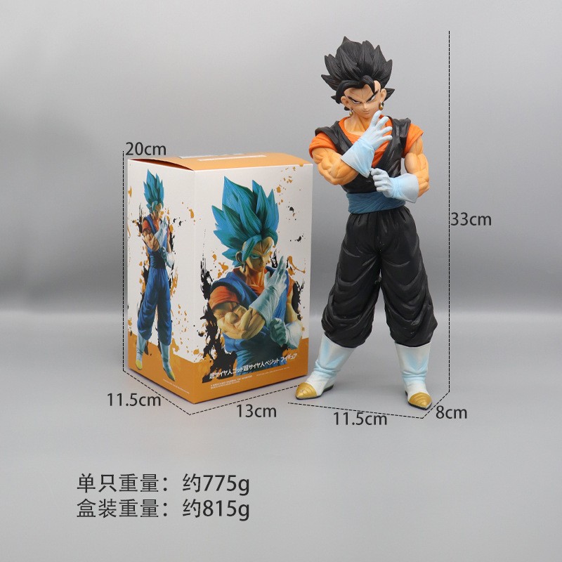 DBZ Blue Gogeta Zamasu Vegeta God SS Action Figure Doll Toy featuring Blue Hair Vegetto