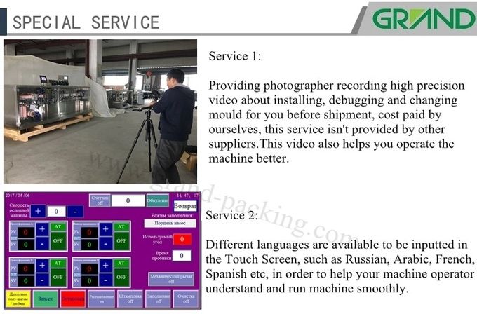 GGS 118P5 Automatic ampoule filling sealing machine with plastic material