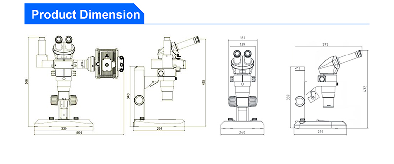 A23.1001-F Flourescent Stereoscopic Zoom Microscope Wf15x