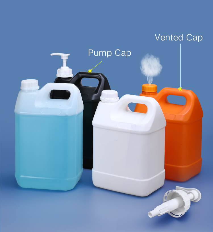 Stackable Plastic Square Sealed 25l Jerry Can For Agricultural Pesticide Packing