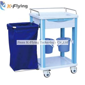 China Dirt Cleaning Emergency Crash Trolley With Cleaning Bag wholesale