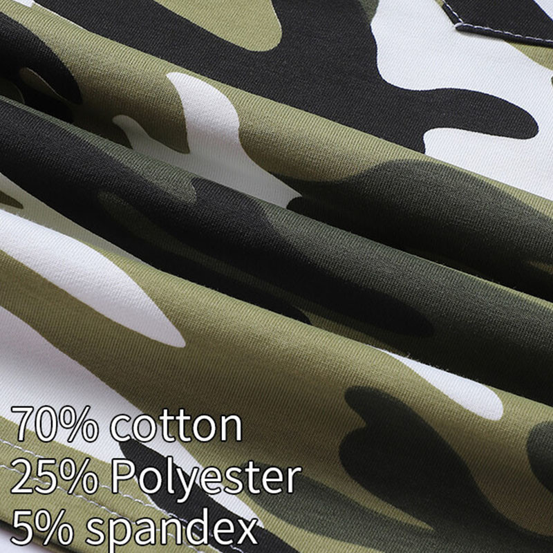 2022 Summer Men's new lightweight breathable Camo beach pants