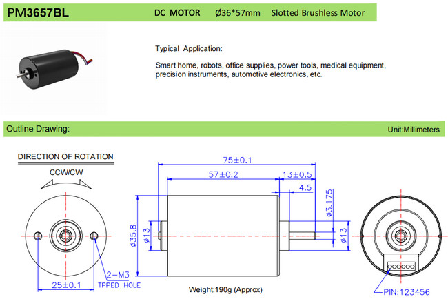 36mm brushless Motors