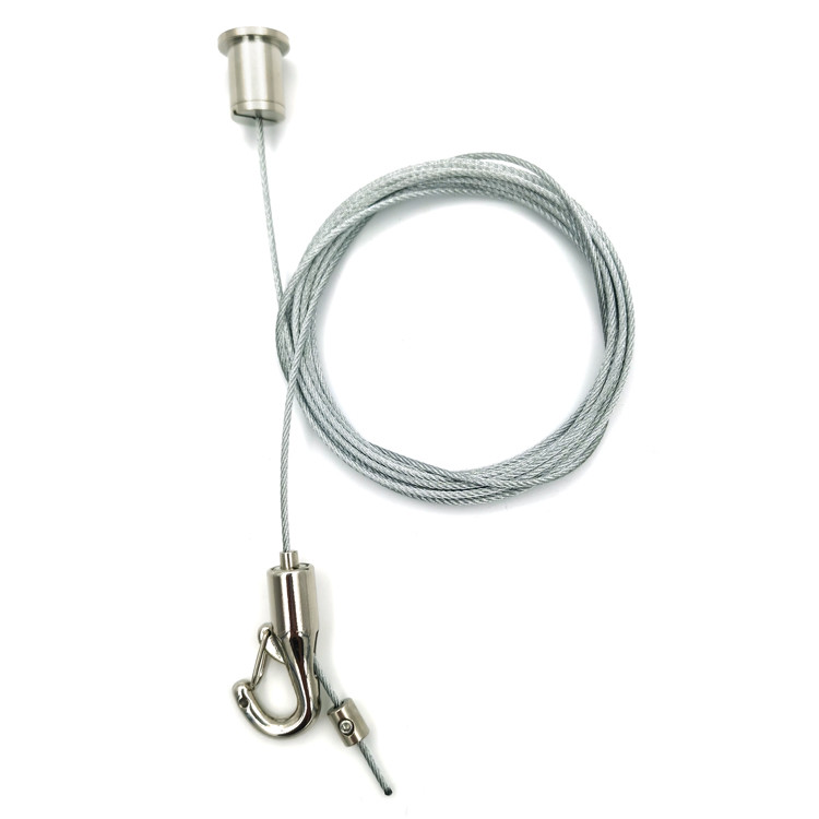 Lighting Cable Suspension Mounting Components Cable Grippers Safety Hook Lock Wire Grip