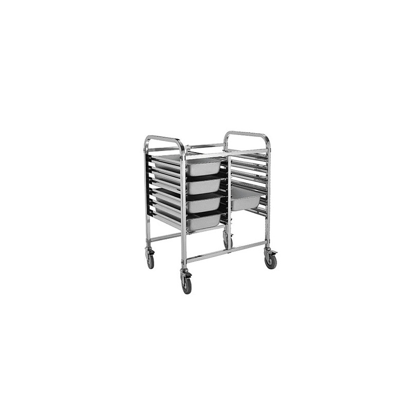 China Manufacturer for Transport Stainless Steel Gastronorm Rack Small Trolley
