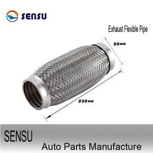 China OEM Universal Car 201SS 1.75 Flexible Exhaust Pipe Braided Flex Exhaust Pipe wholesale