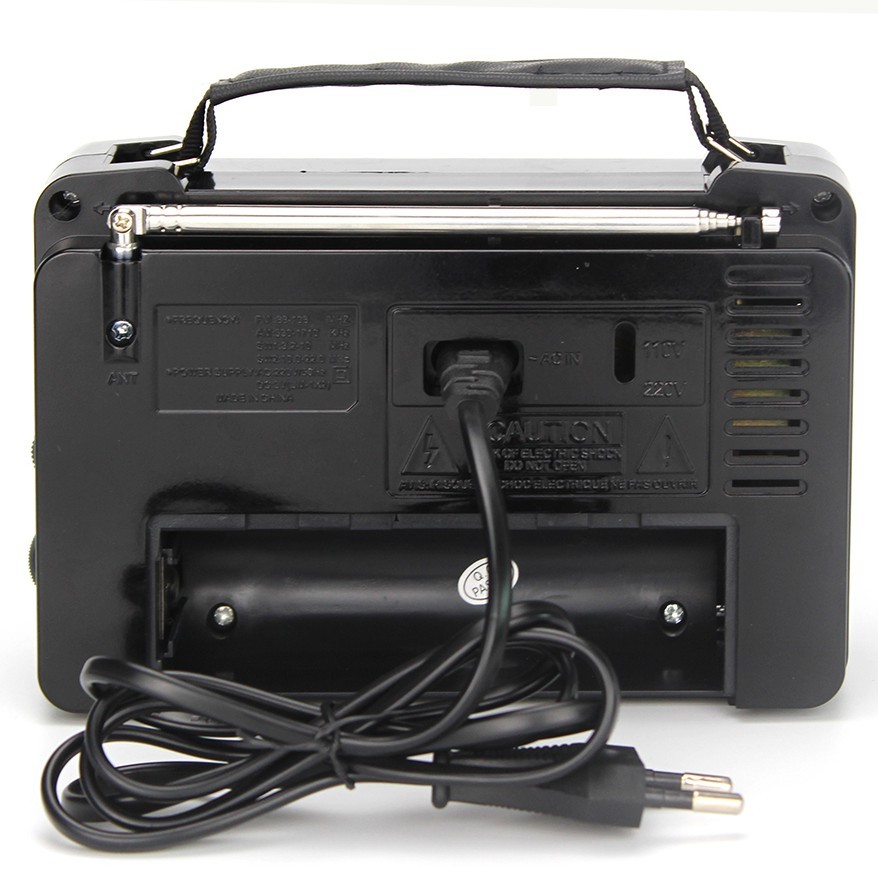 Portable AM/FM Radio with Built In Speaker for Outdoor Use