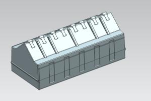 China Customized One Time Molding Plastic Water Tank Iron Mold wholesale