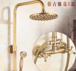 Luxury Copper Antique Shower European Rain Shower Faucets