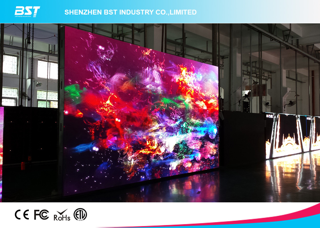 High brightness P6 indoor Large Led Tv Advertising Displays With 140° Viewing Angle