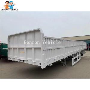 China 12.6M Mechanical Suspension Cargo Drop Side Semi Trailer wholesale