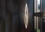 Post-Modern Art Chandelier Individual Creative Led Light Product long Big