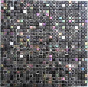 China crystal glass glass mosaic tile LARM03 10x10mm wholesale