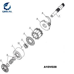 A8vo200 Hydraulic Piston Pump Repair Parts Kit for 330c