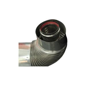 China Wall Mounted Gas Boiler Flue Pipe High Quality Stainless Steel Exhaust Duct wholesale