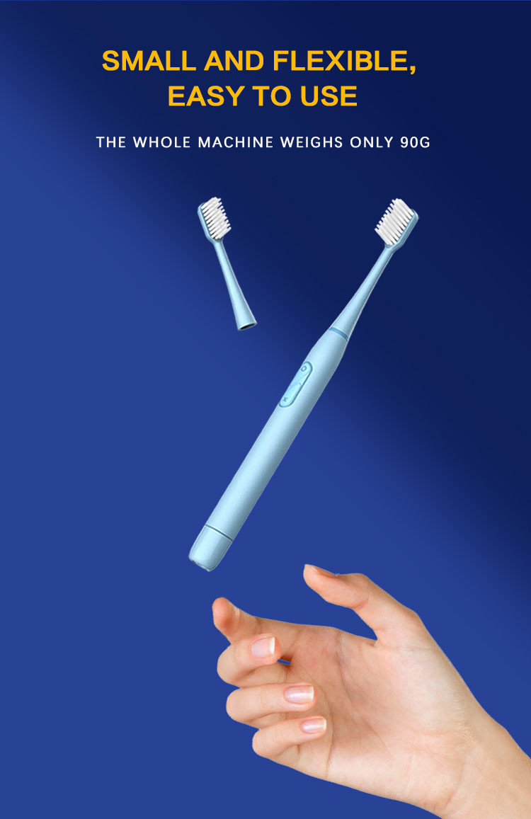 Sonic Battery Powered Oral Care Electric Toothbrush With Dupont Nylon Bristle