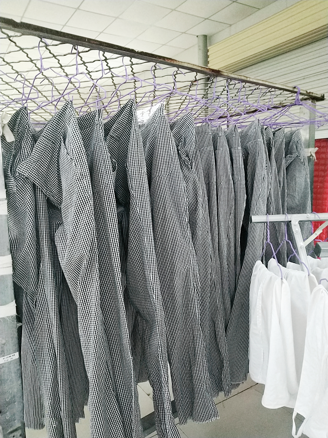 Top Quality Custom Design Workwear Chefs Clothing uniform pants with zipper fly checked chefs pants