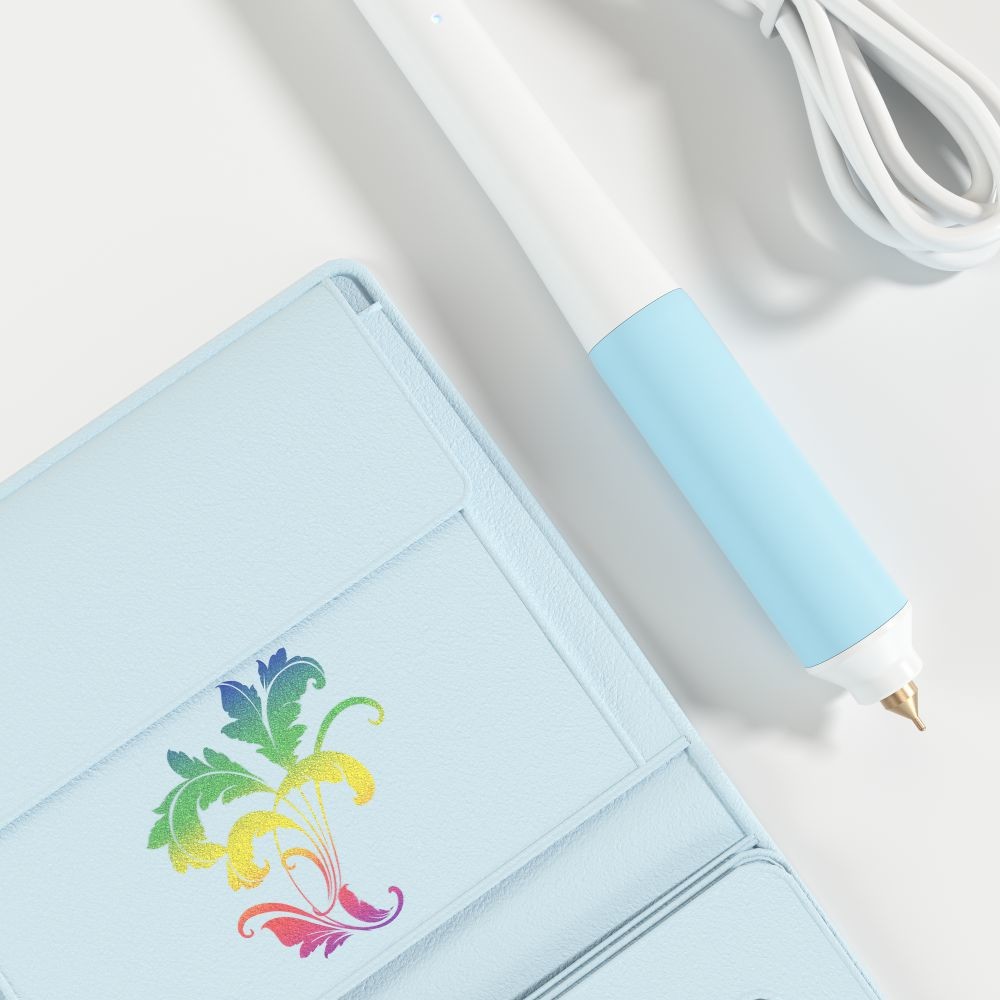 1.5A 2.5mm Nib Foil Transfer Machine , Hot Foil Pen For DIY Cards