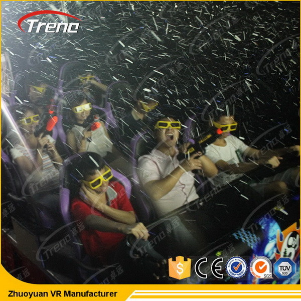 Hydraulic / Electronic System 7d Motion Ride Simulator 7d Cinema With 4d Motion Chair