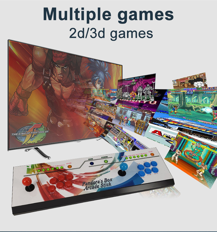 Home Use Arcade Games Luxury Wire Iron Console With Small Press Button Game Console For Sale