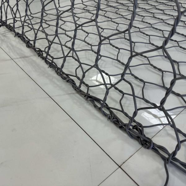 Stacking Securely Hot Dipped Galvanized Retaining Wall Gabion Basket Mesh 2x1x1m