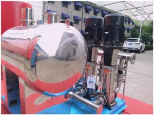 China Red Color Diaphragm Water Storage Tanks For Fire Protection 8mm Thickness wholesale