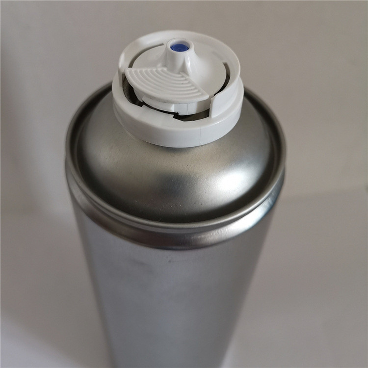 Recycled One Time Shot Aerosol Actuator For Empty Tin Cans Non Spill