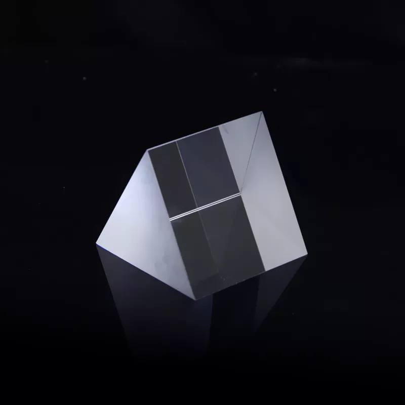 40*40mm Optical Glass Bk7 / K9 Quartz Spectrometer Equilateral Triangular Prism