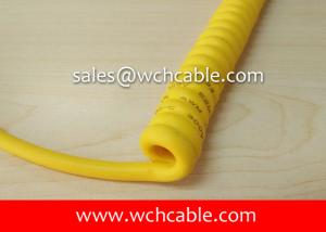 China UL20233 Gas Resistant TPU Sheathed Spiral Cable wholesale