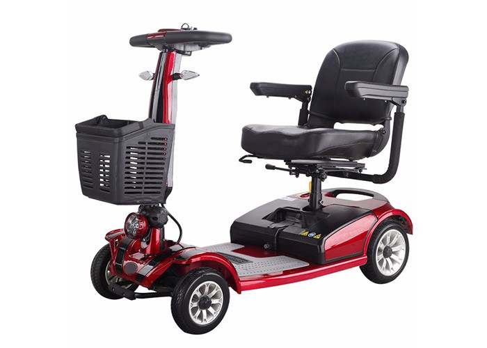 Battery Powered Personal Mobility Scooter , 38 KM Range Small Scooter For Elderly