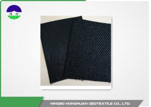 China 80 / 80kN Black Dewatering Woven Monofilament Geotextile High - Tenacity wholesale
