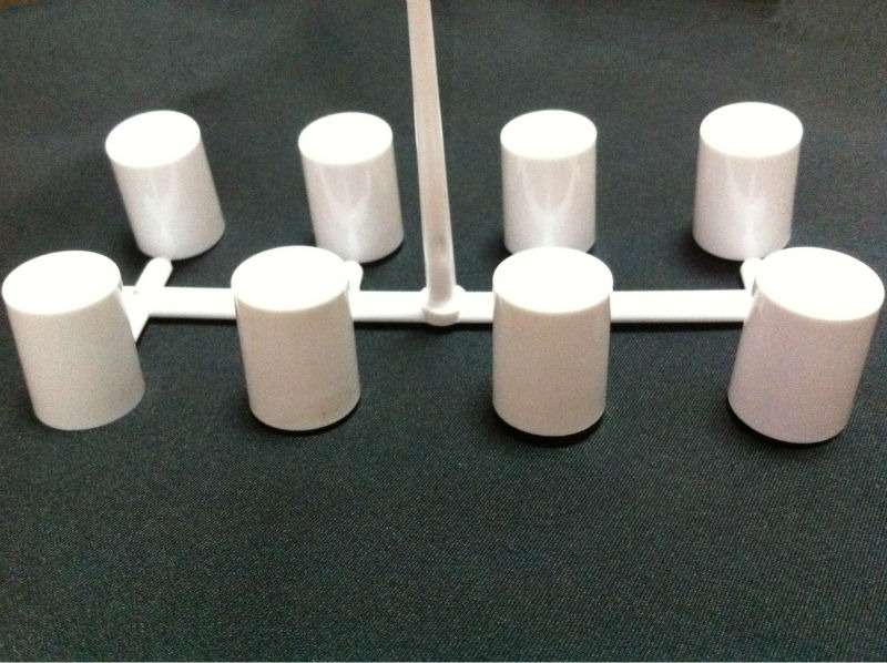 Injection molded plastic wedge