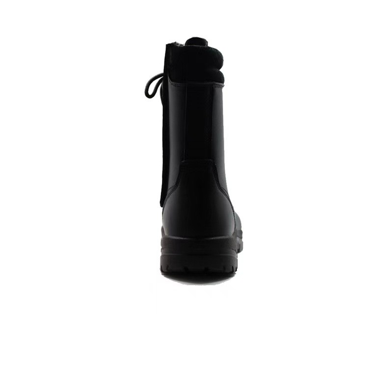 Men Black Full Grain Desert Boots Versatile Training Work and Hiking Footwear