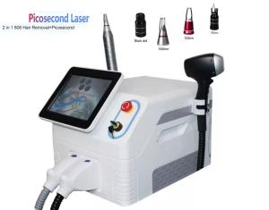 China 2 In 1 Picosecond Laser Tattoo Removal Machine 808nm Diode Laser Hair Removal system wholesale