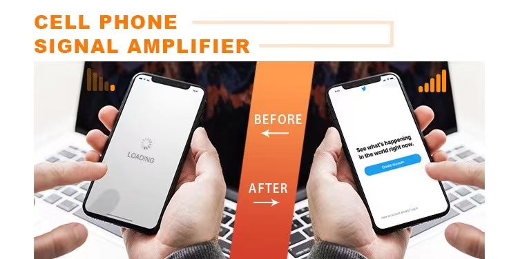 4G Signal Booster 800MHz-2700MHz 4 Way Splitter Improve Mobile Connectivity