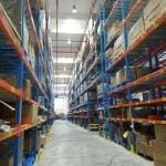 Durable Warehouse Metal Storage Pallet Live Racking Color Powder Coating