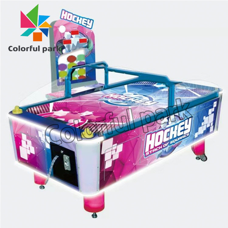 Timing Control Electronic Arcade Air Hockey , Clown Wood Air Hockey Table